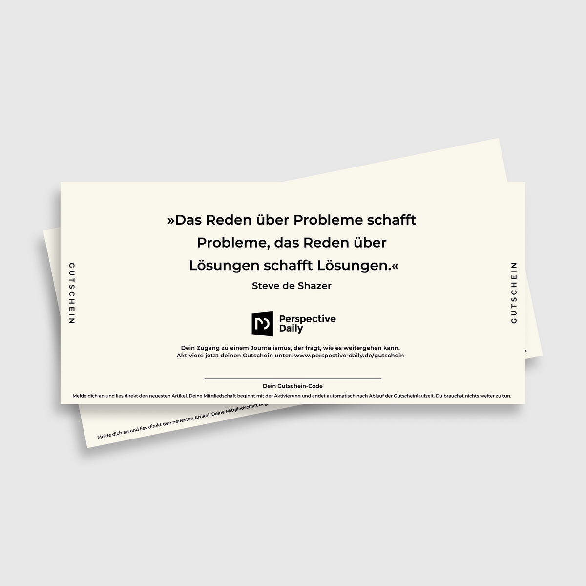 Digitaler Gutschein