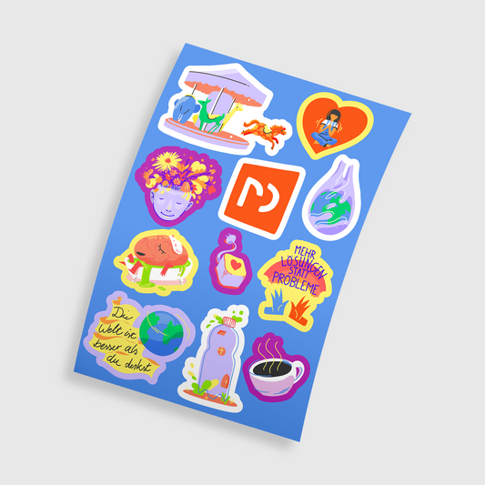 Sticker »Werte«